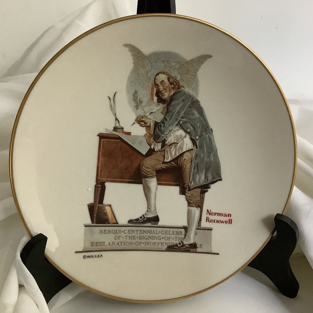 Norman Rockwell’s 1976 Limited Edition Ben Franklin